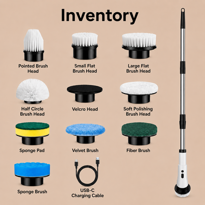 NovaScrub – 9-in-1 Electric Cleaning Brush