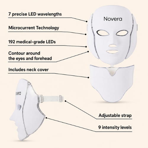 AuraGlow – Anti-Aging LED Face Mask